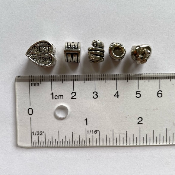 27 Silver Bracelet Charms Beads European Pandora Style - Picture 5 of 12